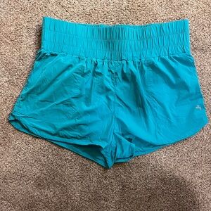 JOY LAB High Wasted Women’s Athletic Shorts, Blue Size LARGE